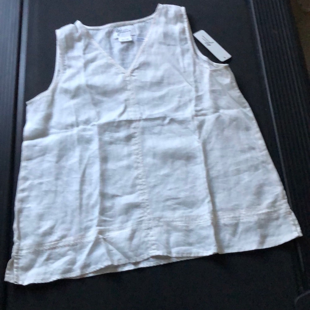 NWT Andrea Jovine 100% linen size M